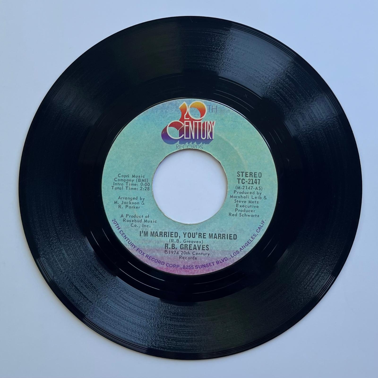 Lovers Magic Music-Lovers Magic Records-R.B. Greaves-I'm Married, You're Married/Rock And Roll