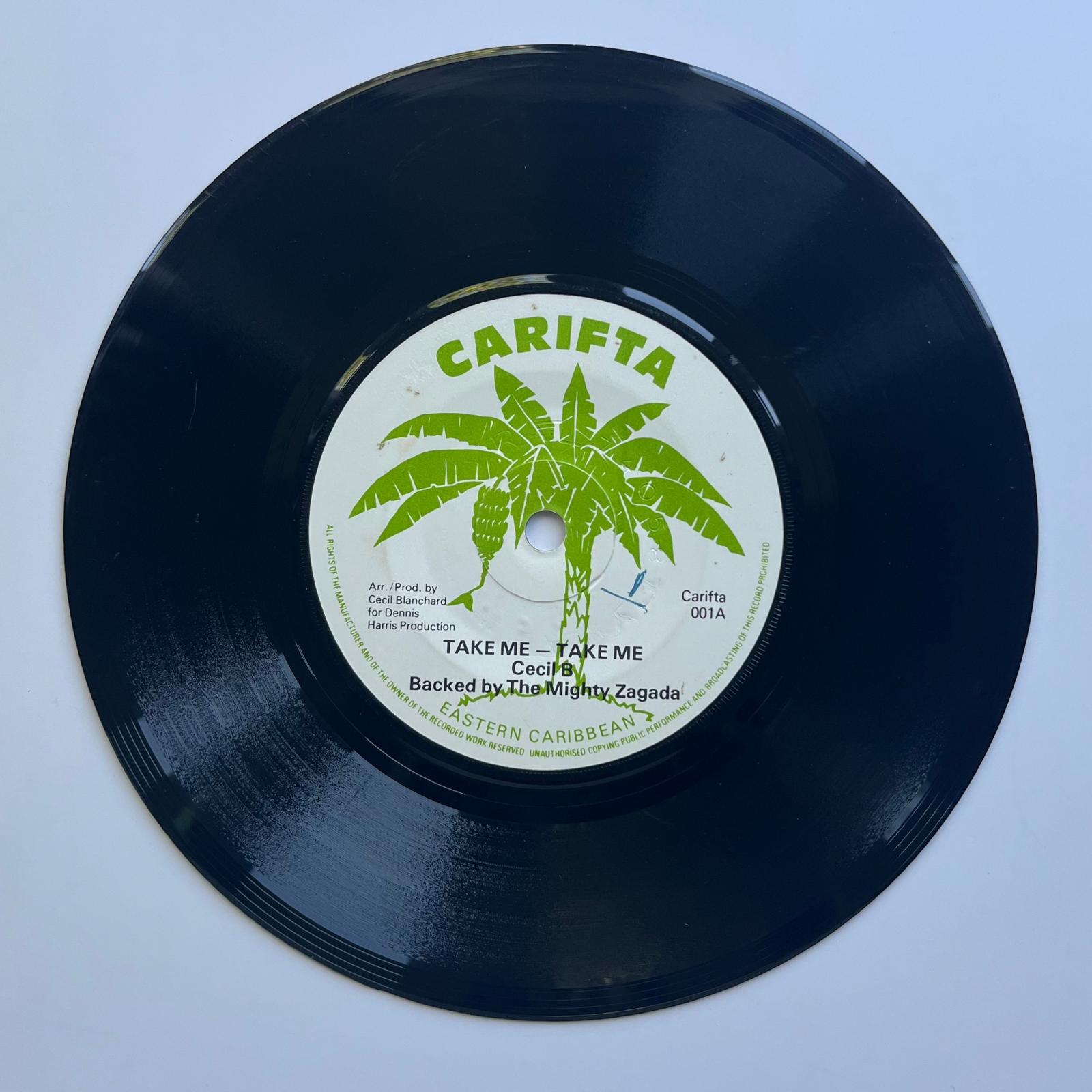 Lovers Magic Music-Lovers Magic Records-Take Me - Take Me/The Zagada Feeling- Cecil B & The Mighty Zagada